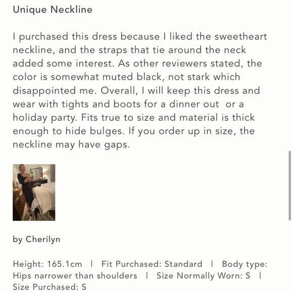 Anthropologie NWT Tie-Front MIDI Black Dress Size S. - Picture 15 of 15